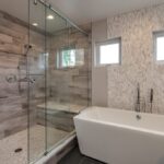 Tub to shower remodel